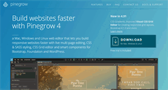 Desktop Screenshot of pinegrow.com