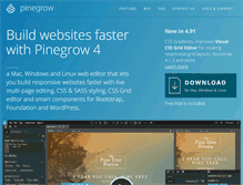 Tablet Screenshot of pinegrow.com